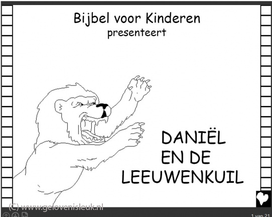 Daniel en de leeuwenkuil