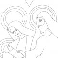 Jozef en Maria met baby Jezus