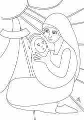 Maria met kindje Jezus