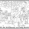 Jezus zegent kinderen: Laat de kinderen tot mij komen