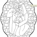 Jozef en Maria en kindje Jezus