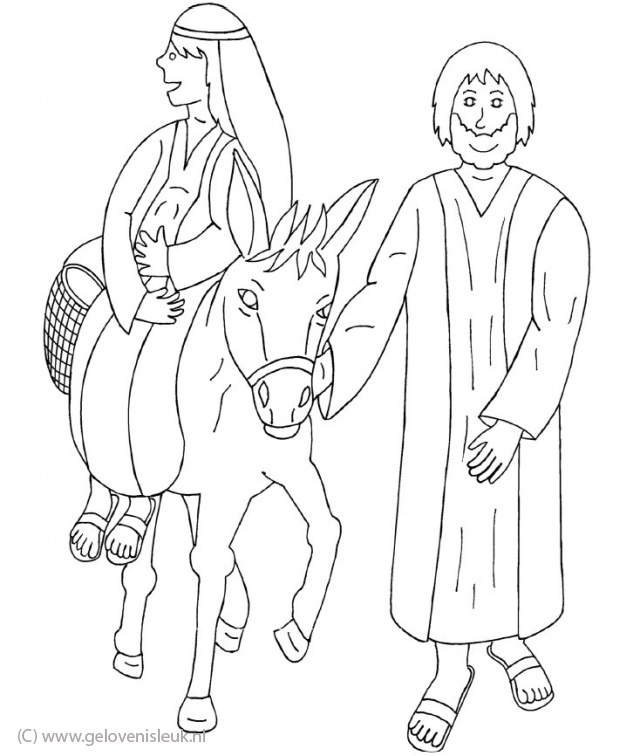 Jozef en Maria op reis