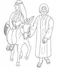 Jozef en Maria op reis