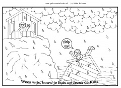 Wees wijs, bouw je huis op Jezus de rots