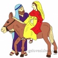 jozef en maria op ezel