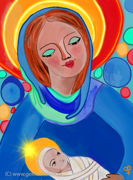 Maria met Jezus