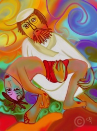 jozef uit Arimathea brengt Jezus naar zijn graf