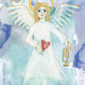 Engel met hart en trompet