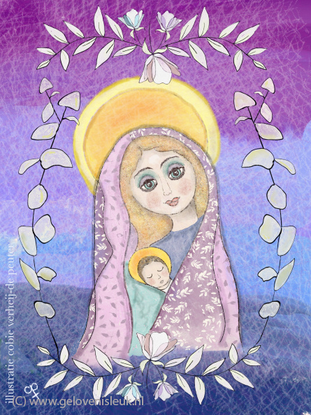 Maria en Jezus kind