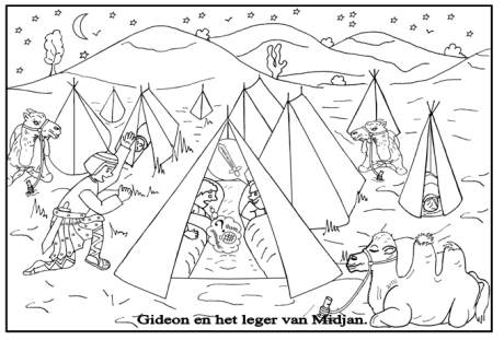 Gideon en het leger van Midjam