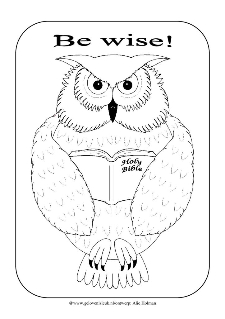 thumbnail of Be_wise_coloring_page_english