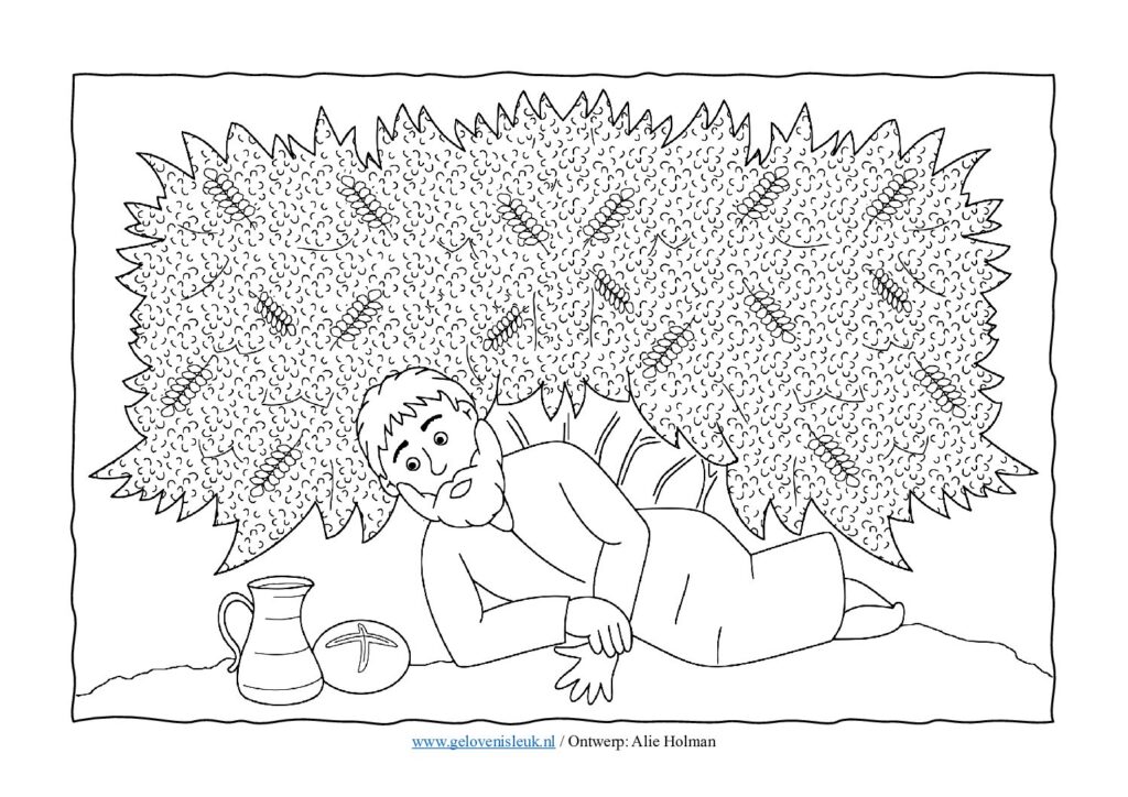 thumbnail of Elia_onder_brem_kleurplaatversie