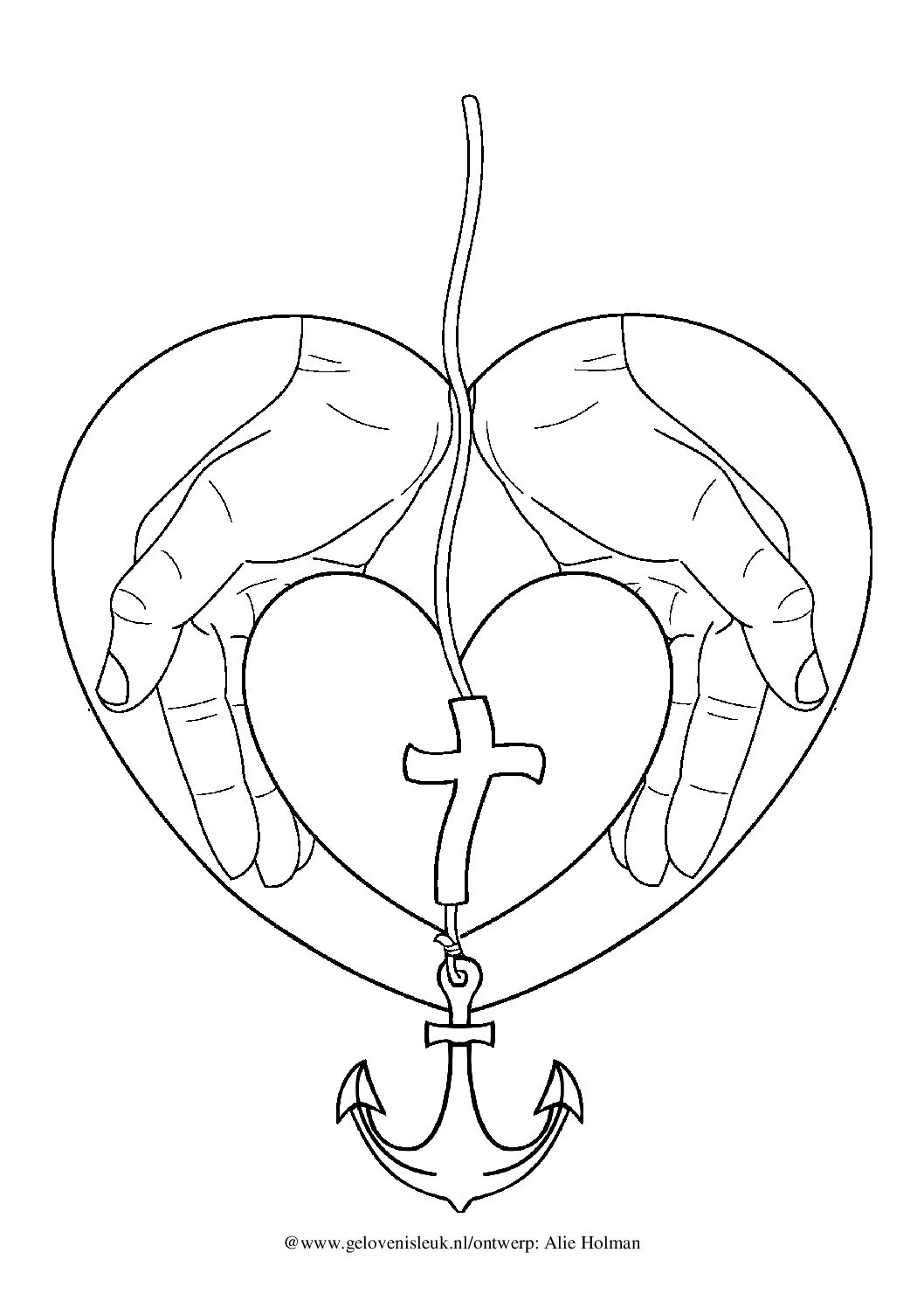 thumbnail of Geloof_hoop_liefde2_kleurplaat