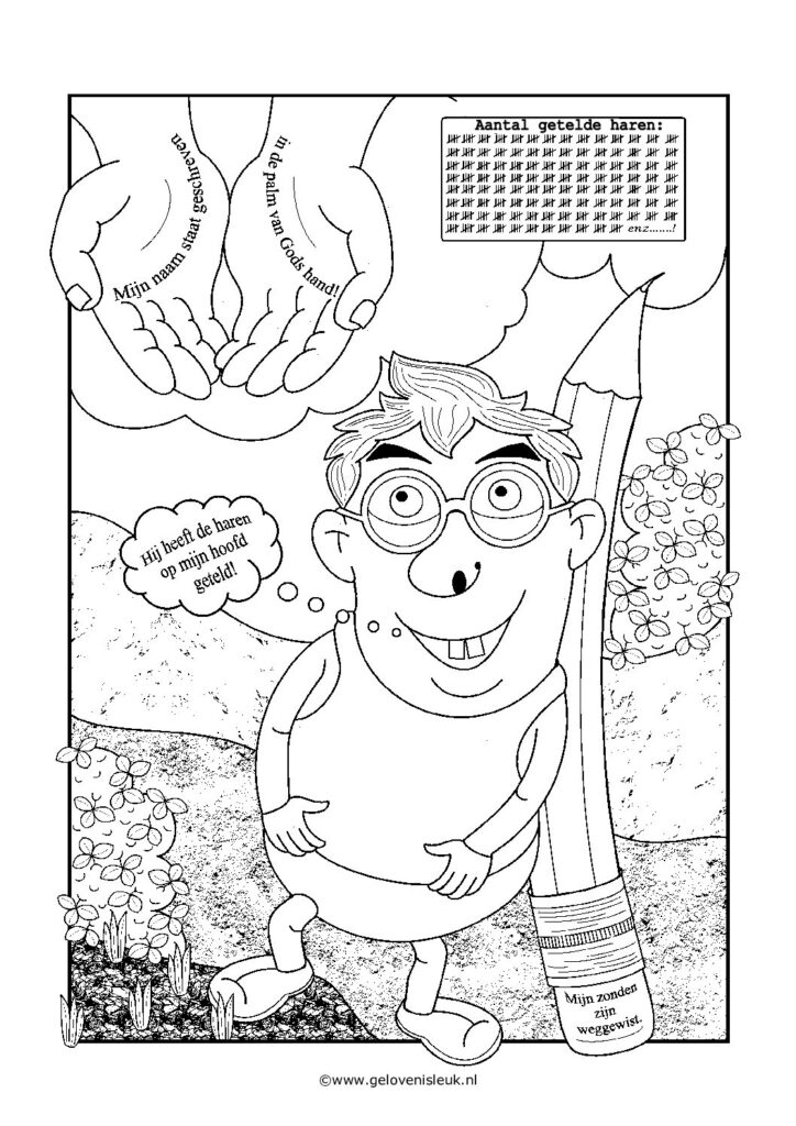 thumbnail of God_kent_mij2_kleurplaat