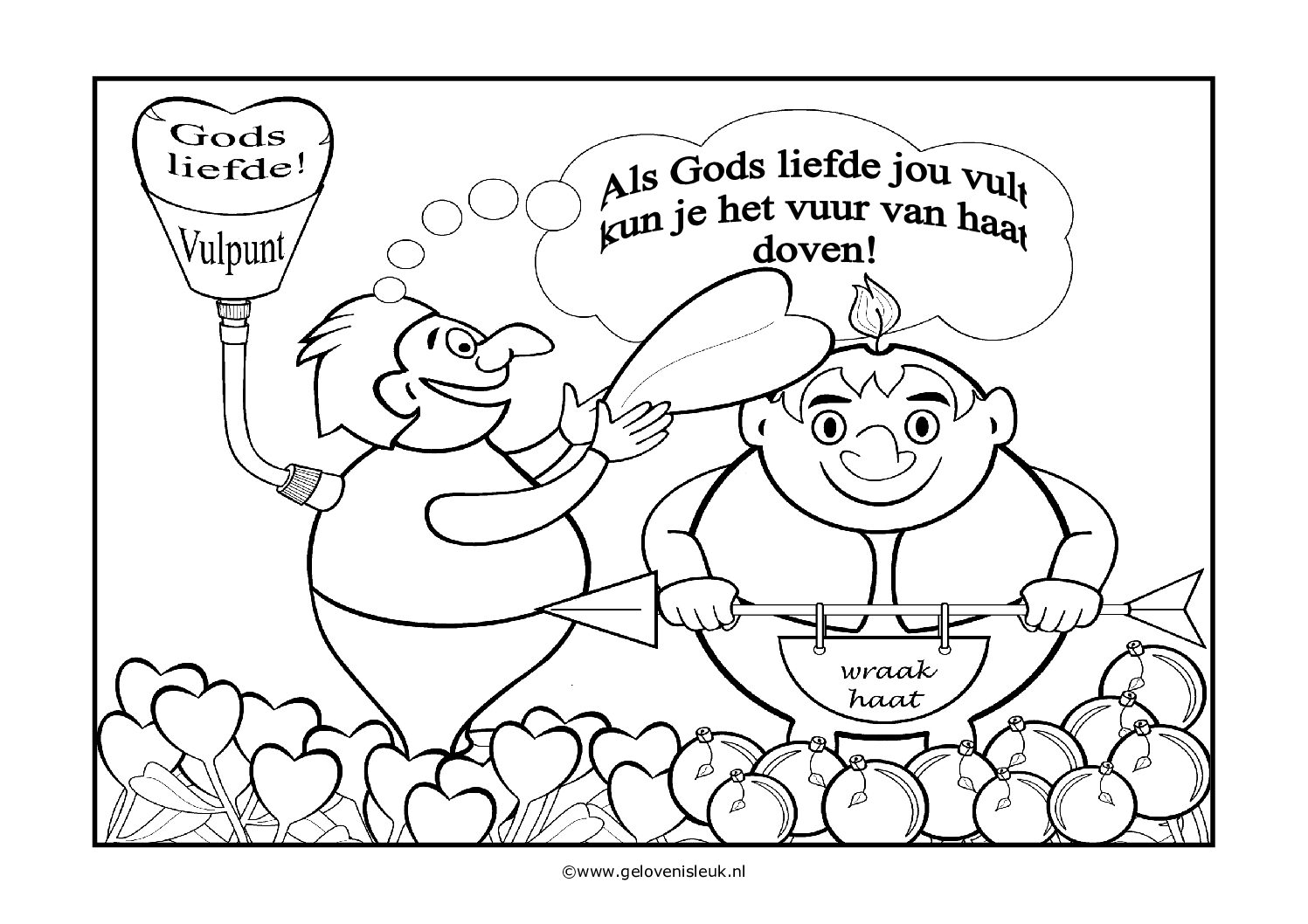 thumbnail of Liefde_of_boosheid_en_haat_kleurplaat