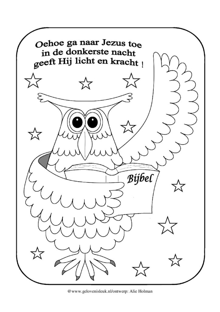 thumbnail of Uil_oehoe_kleurplaat_Nederlands