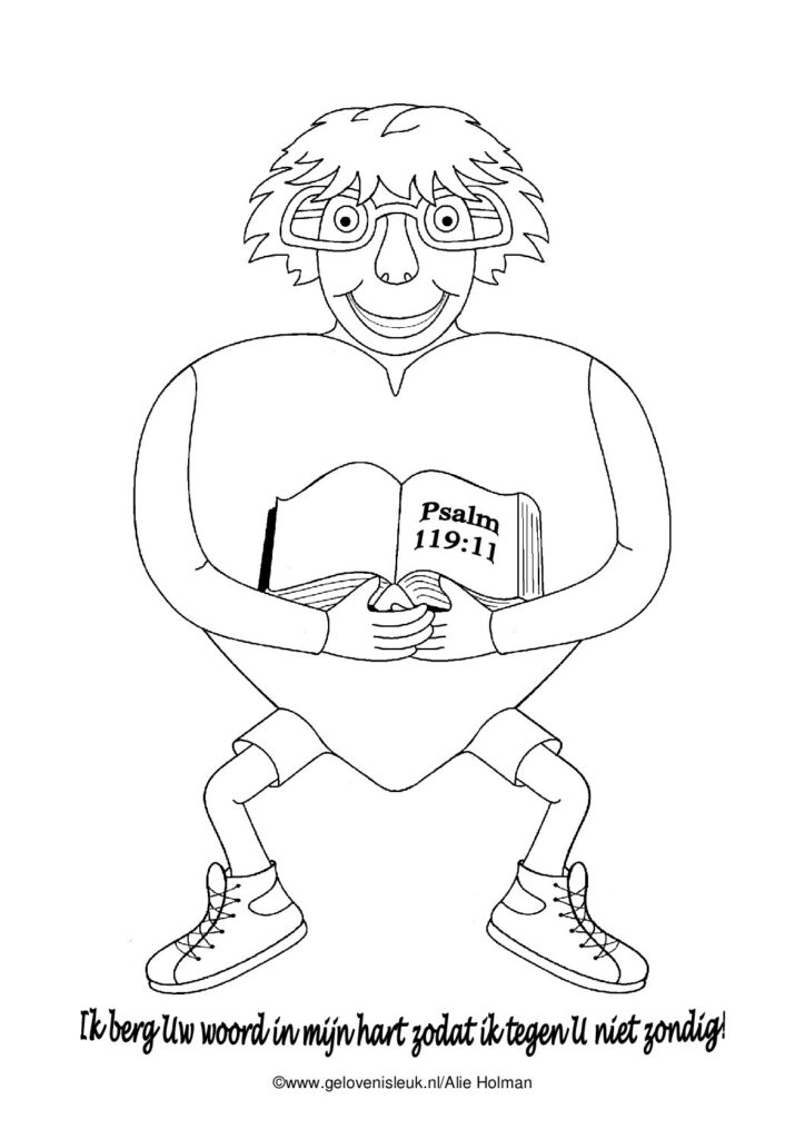 thumbnail of Uw_woord_in_mijn_hart2_kleurplaat