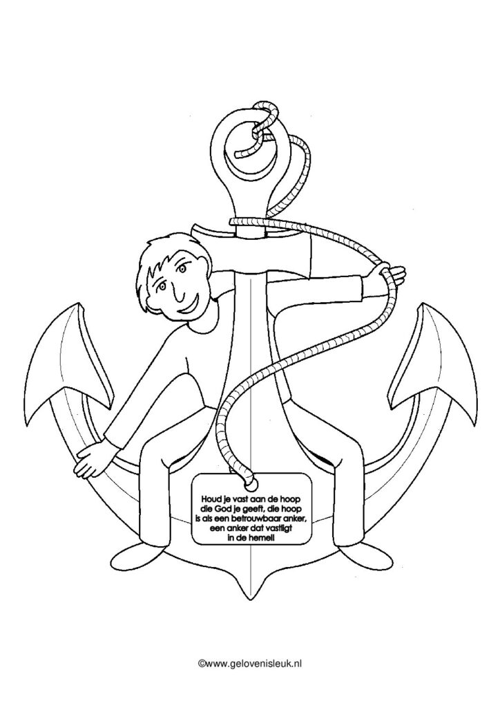 thumbnail of anker_en_jongen_kleurplaat