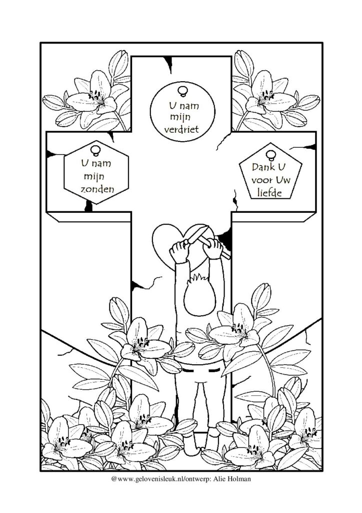 thumbnail of brengallesbijhetkruis_kleurplaat