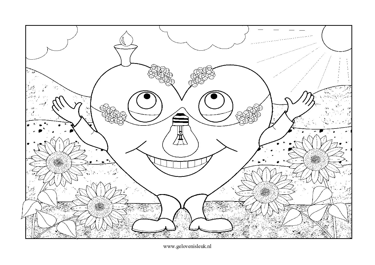 thumbnail of hart_lamp_zonnebloemen