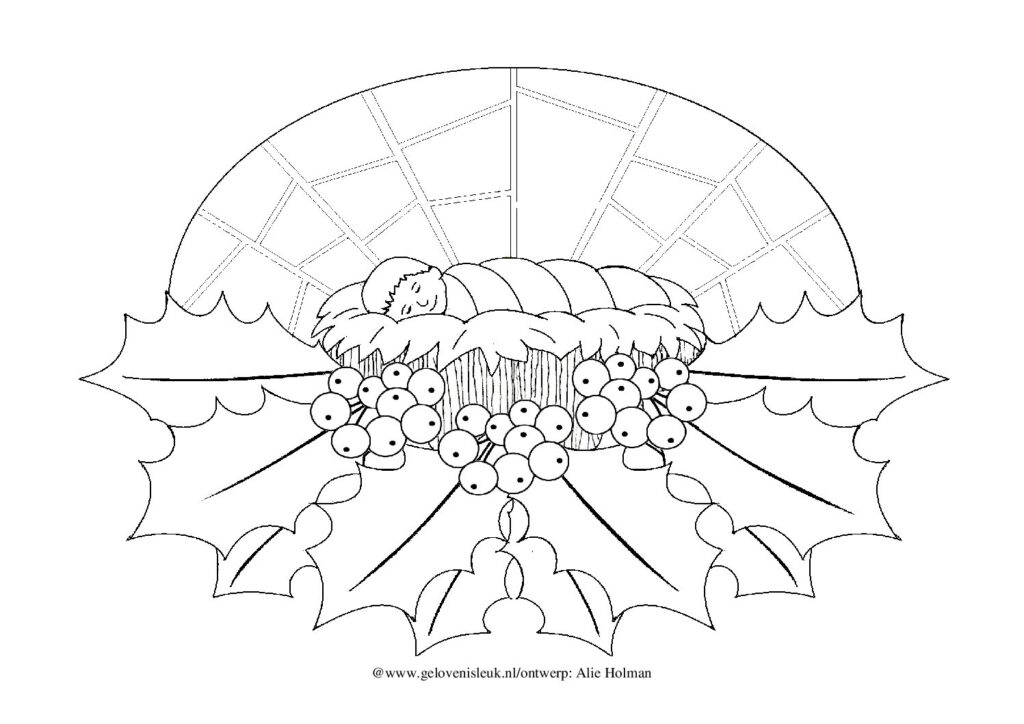 thumbnail of hulst_met_kribbe_kleurplaat