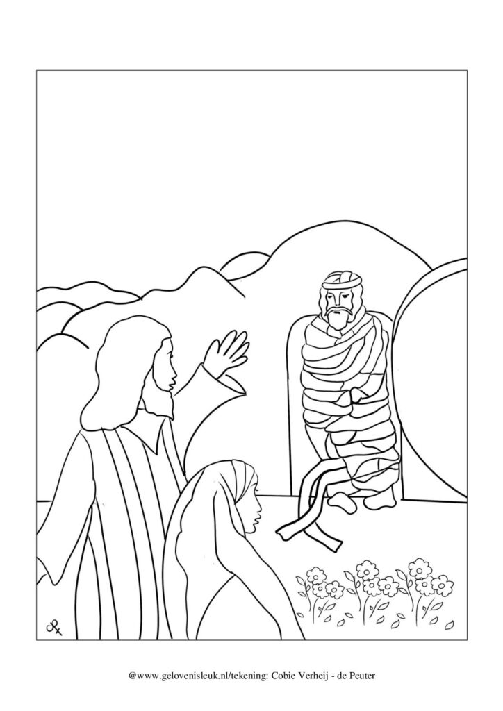 thumbnail of lazarus_kleurplaat