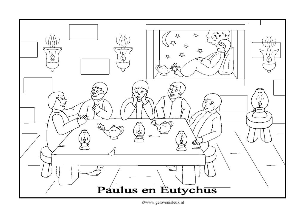 thumbnail of paulus_met_Eutychus_kleurplaat